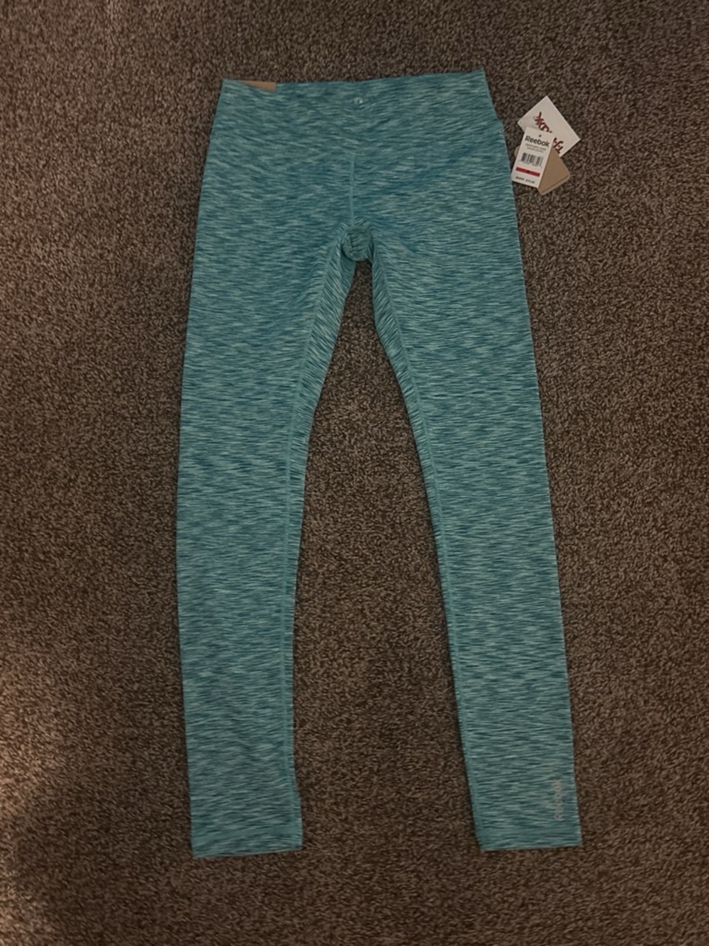 Reebok Teal Space-Dye Leggings